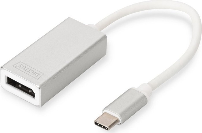 Digitus USB-C auf DisplayPort Adapter silber/weiß