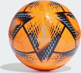 adidas Fußball Al Rihla FIFA WM 2022 Club Ball solar orange/black/pantone