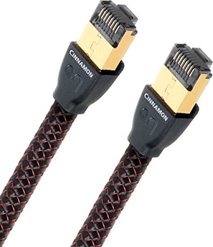 Audioquest Cinnamon kabel patch, Cat7, RJ-45/RJ-45, 1.5m, czerwony