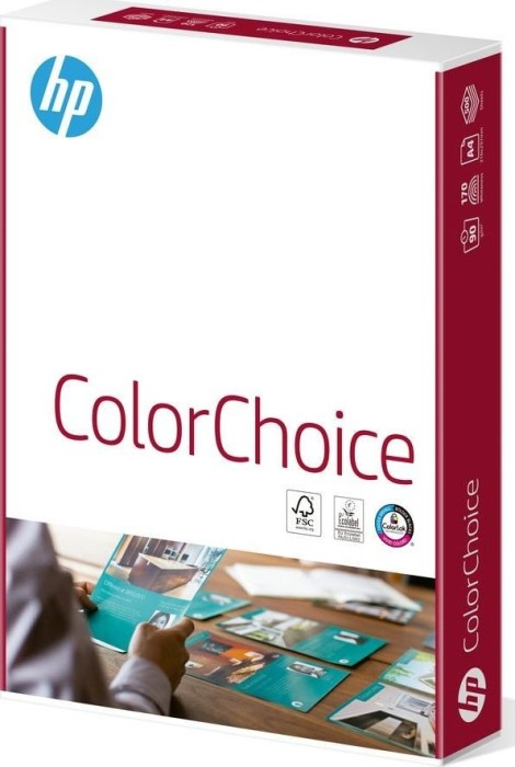 HP Color Choice CHP754 Papier FSC A4 weiß Paket zu 250 Bogen/Blatt weiß & AVERY Zweckform 2563 Drucker-/ Kopierpapier 160g/m2 DIN A4, 90 g/m², 500 Blatt, alle Drucker 