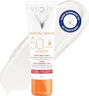 Vichy Capital Soleil Anti-Age 3-w-1 LSF50, 50ml