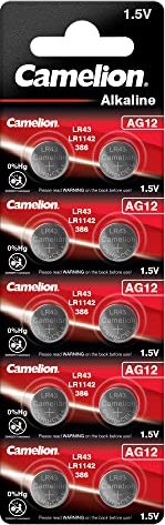 Camelion Alkaline AG12 (LR43/LR1142), 10er-Pack