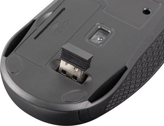 Natec Squid Wireless 2in1 keyboard + Mouse zestaw, czarny, USB, US