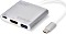 Digitus USB-C auf HDMI Multiport Adapter silber/weiß (DA-70838-1)