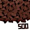 Simba Toys Blox 500 sztuk 8 Steine brązowy (104114548)