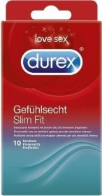 Durex Gefühlsecht Slim Fit, 10 Stück