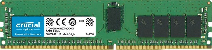 Crucial RDIMM 4GB, DDR4-2666, CL19-19-19, reg ECC