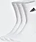 adidas Cushioned Crew Socken weiß/schwarz, 3 Paar (HT3446)