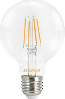 Sylvania ToLEDo RT G80 filament LED Globe E27 4W/827 ciepłobiała przejrzysty