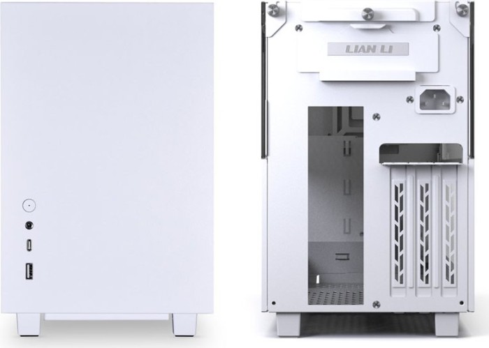 Lian Li Q58 weiß, PCIe 3.0 Edition, Glasfenster, Mini-ITX