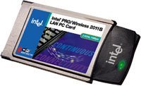 Intel PRO/Wireless 2011B LAN PC Card
