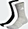 adidas Cushioned Crew Skarpety średni grey heather/white/black, 3 para (IC1311)