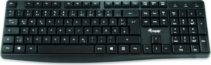 Equip Tastatur USB Spanisch 105 Tasten 2.0 440 x 139 x 24 mm 400 g 1.35 m Spanish (245211)