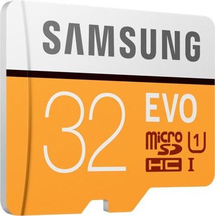Samsung EVO R100 microSDHC 32GB Kit, UHS-I U1, Class 10