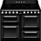 Smeg Victoria TR4110IBL2 triple electric cooker with induction hob
