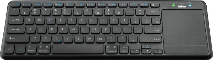 Trust Mida Wireless Bluetooth keyboard with XL touchpad, Bluetooth, DE