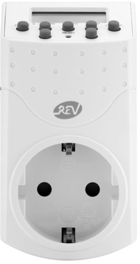 REV Knights digital weekly timer with countdown and random function, white