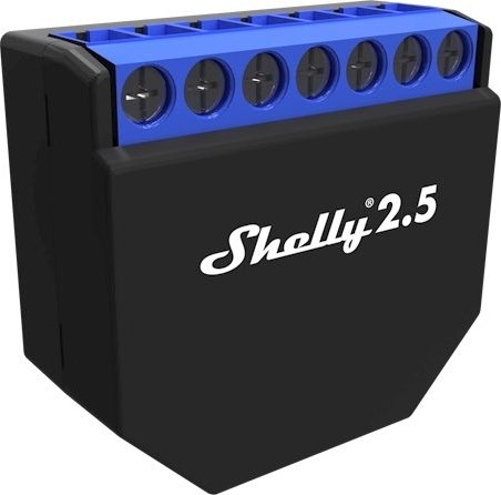 Shelly 2.5, WLAN-Funkschalter mit Strommesssensor, 2 ...