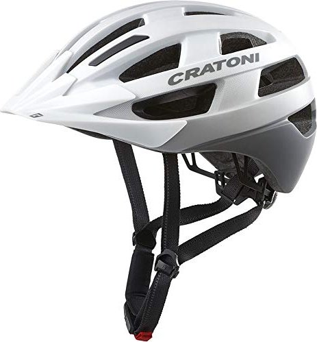 Cratoni Fahrradhelm Velo-X weiß matt 56-60cm M/L City Gr 