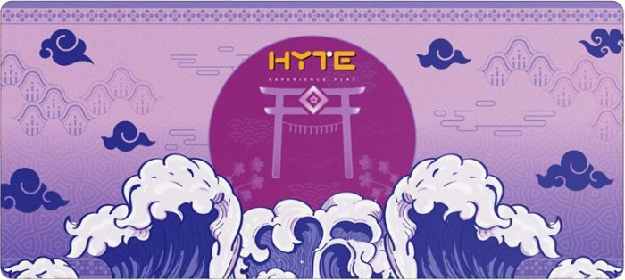 Hyte Eternity podkładka, 900x400mm, motyw niebieski/fioletowy/różowy