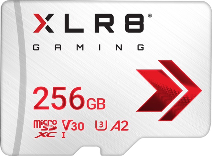 PNY XLR8 Gaming, microSD UHS-I U3, A1 / A2, V30