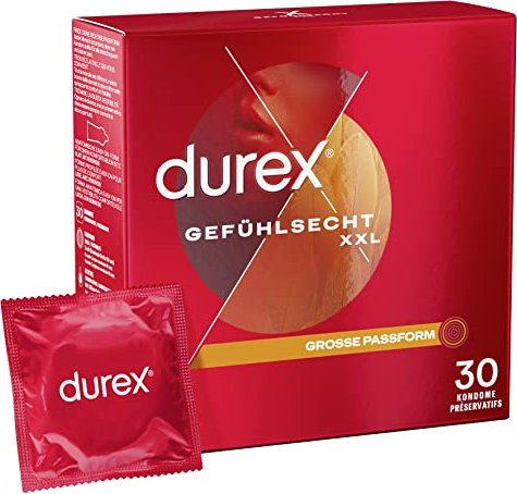 Durex Fetherlite extra duże, 30 sztuk (3x 10 sztuk)