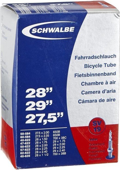 2x Schwalbe Fahrrad Schlauch Fahrradschlauch SV19 40/62-584/635 27.5-29 Zoll 