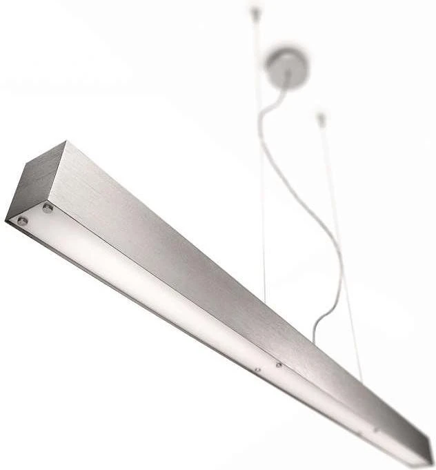 Philips MyLiving Pendelleuchte 'Spey' – 1-flammig, 15W, Warmweißes Licht In Grauem Metall-Design