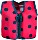 Konfidence life jacket pink/navy ladybird (Junior) (KJ05-C-6-7)