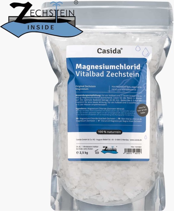 Casida Magnesiumchlorid Vitalbad Zechstein, 2.50kg