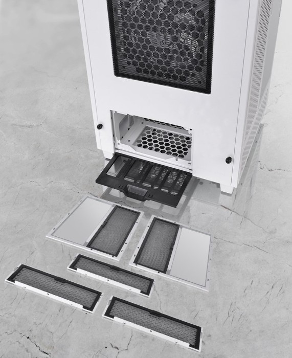 Thermaltake The Tower 100 Snow Edition, biały, szklane okno, mini-ITX