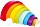 Legler Small Foot Wooden Building Blocks Large Rainbow (6969)