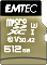 Emtec SpeedIN PRO R95/W85 microSDXC 512GB Kit, UHS-I U3, A2, Class 10 (ECMSDM512GXC10SP)