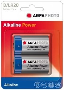 AgfaPhoto Alkaline Power Mono D, 2er-Pack