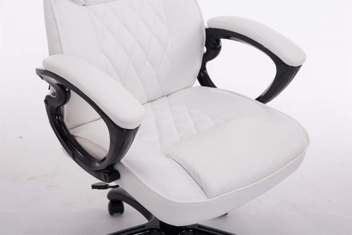 CLP BIG XXX sztuczna skóra fotel biurowy, biały