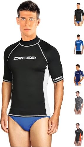 Cressi-Sub Rash Guard Shirt czarny/biały (męskie)