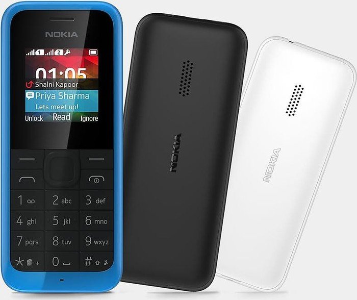 Nokia 105 Dual-SIM schwarz