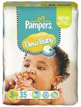 Pampers Premium Protection New Baby Gr.3 Einwegwindel, 4-7kg, 35 Stück