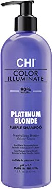 CHI Haircare Ionic Color Illuminate Platinum Blonde Shampoo