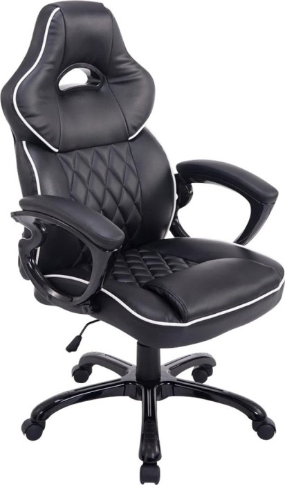 CLP BIG XXX sztuczna skóra fotel biurowy, czarny