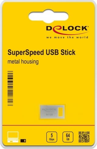 DeLOCK SuperSpeed USB stick 64GB, USB-A 3.0