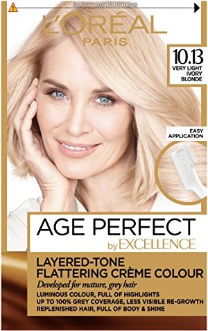 L'Oréal Excellence Age Perfect kolor włosów 10.13 sehr jasny strahlendes blond