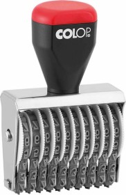 COLOP 04010 Ziffernstempel, 10 Ziffern, 30x4mm