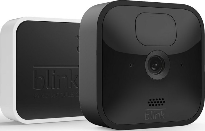 Blink Outdoor Kamera schwarz, 3. Generation/2020, inkl. Sync-Modul 2