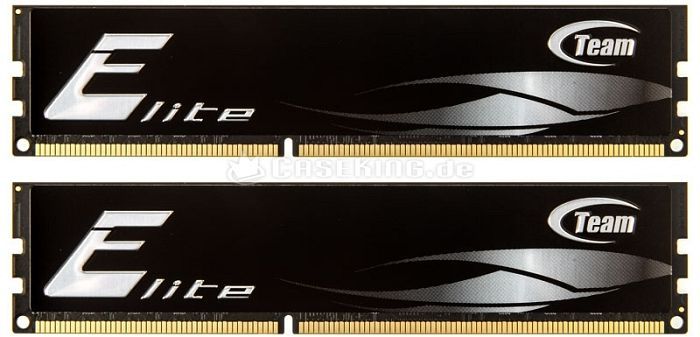 TeamGroup Elite schwarz DIMM Kit 8GB, DDR3-1333, CL9-9-9-24
