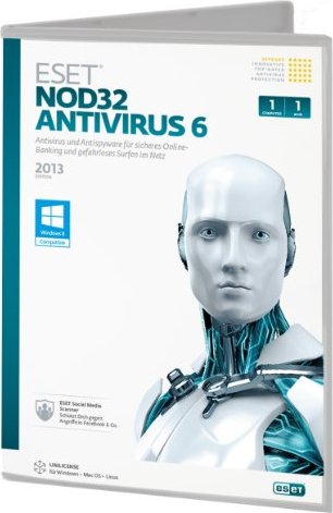 ESET NOD32 Antywirusy 6.0, 1 użytkownik (niemiecki) (PC)