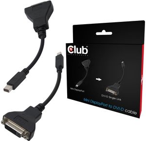 Club 3D mini DisplayPort/DVI adapter