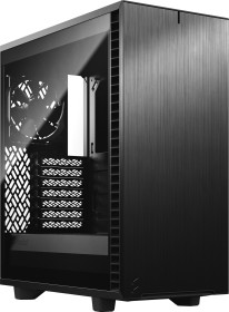 Fractal Design Define 7 Compact Light Tempered Glass Black, schallgedämmt, Glasfenster