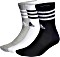 adidas 3-paski Cushioned Crew Skarpety średni grey heather/white/black, 3 para (IC1323)
