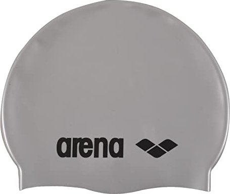 Arena Classic Silicone czepek srebrny/czarny